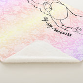 Couverture Sherpa Future Maman Dentelle Fausse (3/4)