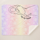 Couverture Sherpa Future Maman Dentelle Fausse (Devant (Horizontal))