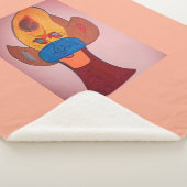 Couverture Sherpa Futuristic Animal Art Sherpa Blanket (3/4)