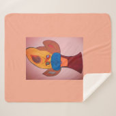 Couverture Sherpa Futuristic Animal Art Sherpa Blanket (Devant (Horizontal))