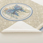Couverture Sherpa G Bureau de création papillon Toece Blanket (3/4)