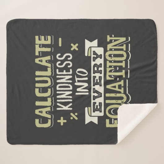 Couverture Sherpa Gag mathématique Calculez la gentillesse dans chaq (Devant (Horizontal))