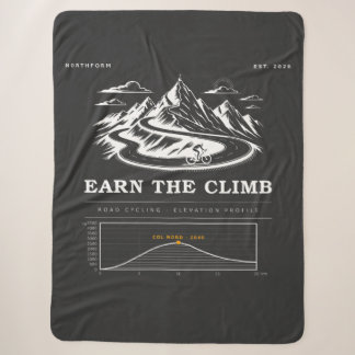 Couverture Sherpa Gagnez l'ascension de vélo de route profil de haut