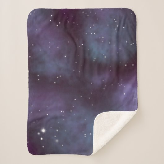 Couverture Sherpa Galaxie mystique de Violet Dusty (Devant)