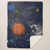 Couverture Sherpa Galaxies avec étoiles et planètes dans l'espace (Devant)