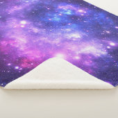 Couverture Sherpa Galaxy cosmos motif scrapbooking (3/4)