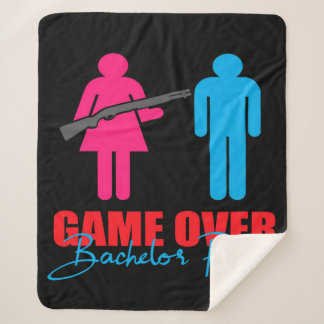 Couverture Sherpa Game Over | Bachelor Party Blanket