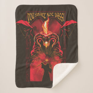 Couverture Sherpa GANDALF™ contre Balrog "Vous ne passerez pas" Grap