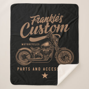 Couverture Sherpa Garage de motocyclette Bobber personnalisé