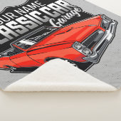 Couverture Sherpa Garage de voiture classique convertible personnali (3/4)