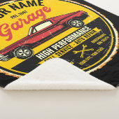 Couverture Sherpa Garage de voiture classique rouge rapide 1967 pers (3/4)