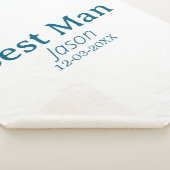 Couverture Sherpa garçon d'honneur enterrement de vie de jeune fille (3/4)