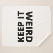 Couverture Sherpa Garde-le bizarre (Devant (Horizontal))