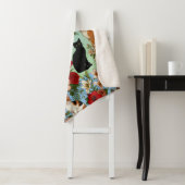 Couverture Sherpa Garden Companions – Floral Cats in Bloom (En situation)