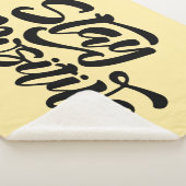 Couverture Sherpa Garder le jaune positif (3/4)