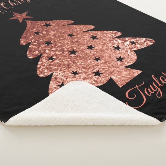 Couverture Sherpa Gardez l'arbre de Noël chaud (3/4)