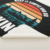 Couverture Sherpa Gardez Les Choses Simples Et Partez Randonnée (3/4)