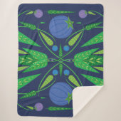 Couverture Sherpa Gardien Du Sherpa De Blueberries (3 Tailles) (Devant)