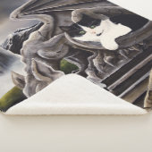 Couverture Sherpa Gargoyle noir blanc (3/4)