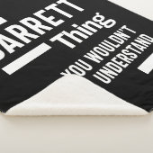 Couverture Sherpa Garrett Nom Personnalisé Anniversaire Cadeau (3/4)