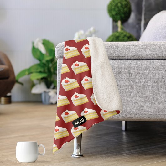 Couverture Sherpa Gâteau d'anniversaire - Tres Sangs Beurre Éponge p