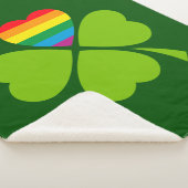 Couverture Sherpa Gay Lucky Clover (3/4)