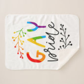Couverture Sherpa Gay pride (Devant (Horizontal))