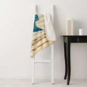 Couverture Sherpa Gemini Zodiac Sign Modern 3D Astrology Design (En situation)