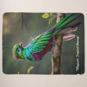Couverture Sherpa "Gemme de la forêt tropicale" (Devant (Horizontal))