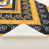 Couverture Sherpa Geometric ethnic oriental pattern traditional desi (3/4)