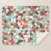 Couverture Sherpa Geometric pattern. Mosaic colorful background of g (Devant (Horizontal))