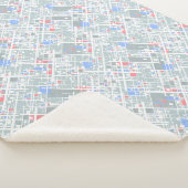 Couverture Sherpa Géométrie abstraite moderne. (3/4)