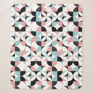 Couverture Sherpa Géométrie minimaliste, illustration de style scand