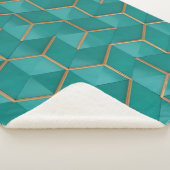 Couverture Sherpa géométrique (3/4)