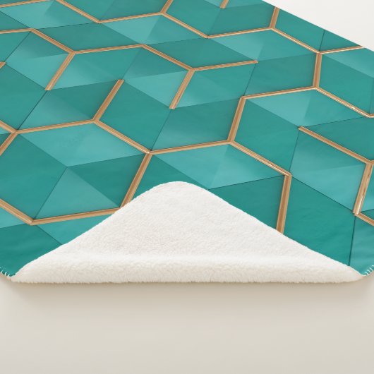 Couverture Sherpa géométrique (3/4)