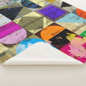 Couverture Sherpa Géométrique Abstraite : contours et échelles (3/4)
