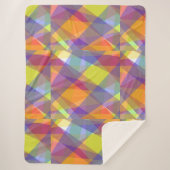 Couverture Sherpa - Géométrique Lumineuse (Devant)