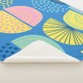 Couverture Sherpa Géométrique nordique : Arrière - plan Abstrait mod (3/4)