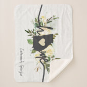 Couverture Sherpa Georgia State Personnalisé Votre Maison Ville Rust (Devant)