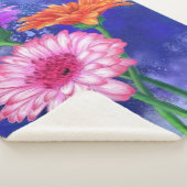 Couverture Sherpa Gerbera Daisies Baby Sherpa Blanket (3/4)