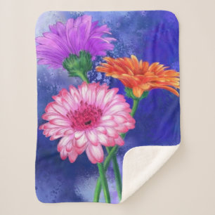 Couverture Sherpa Gerbera Daisies Baby Sherpa Blanket