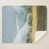 Couverture Sherpa Geysers dans la vallée du Kamchatka. Peinture à l' (Devant (Horizontal))