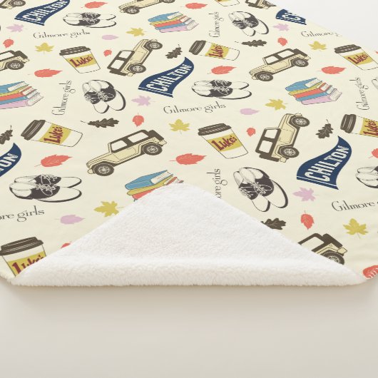 Couverture Sherpa Gilmore Girls Chilton Fall Pattern (3/4)