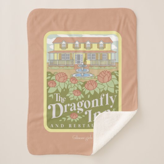 Couverture Sherpa Gilmore Girls | Le Dragonfly Inn & Restaurant (Devant)