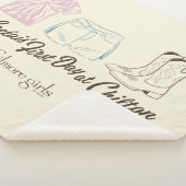 Couverture Sherpa Gilmore Girls Lorelai Chilton Outfit Design (3/4)