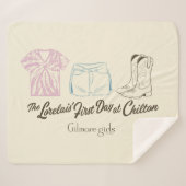 Couverture Sherpa Gilmore Girls Lorelai Chilton Outfit Design (Devant (Horizontal))