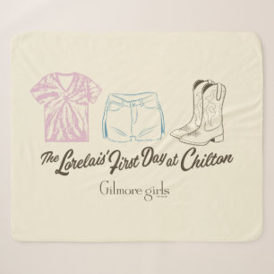 Couverture Sherpa Gilmore Girls Lorelai tenue de Chilton design