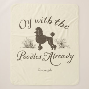 Couverture Sherpa Gilmore Girls   Oy avec les PoodlesDesign