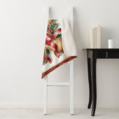 Couverture Sherpa Gingerbread Man – Cozy Holiday Throw Gift (En situation)