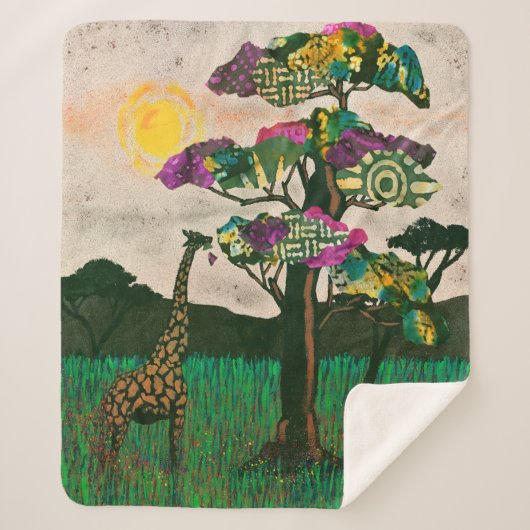 Couverture Sherpa Girafe sur les Avions d'Afrique (Devant)
